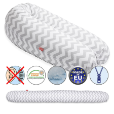 Scamp szoptatós párna univerzális pamut ZigZag Grey White SZPE167 kismama párna