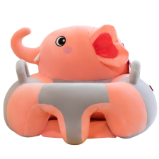Scamp Ülést segítő babafotel - Rózsaszín Elefánt pihenőszék, bébifotel