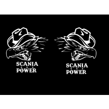 Scania Griffin matrica 50cmx50cm,fehér,2db autó dekoráció