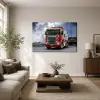 Scania R520 rönkszállító kamion vászonkép