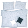 Scanquilt JERSEY ágyneműhuzat, horgonyok, fehér-kék, 140 × 200/70 × 90 cm (35229)