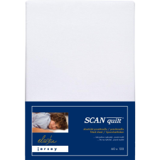 Scanquilt JERSEY ELASTIC LYCRA kiságy lepedő, fehér, 60×120 cm (35832) lakástextília