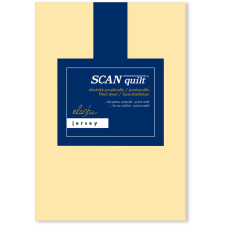 Scanquilt JERSEY ELASTIC LYCRA lepedő, banánsárga, 180×200 cm (25988) lakástextília