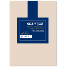 Scanquilt JERSEY ELASTIC LYCRA lepedő, bézs, 90×200 cm (25984) lakástextília