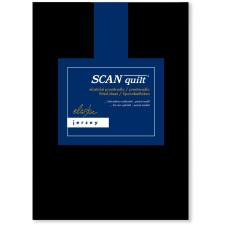 Scanquilt JERSEY ELASTIC LYCRA lepedő, fekete, 200×220 cm (27959) lakástextília
