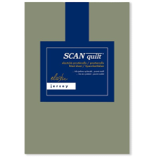 Scanquilt JERSEY ELASTIC LYCRA lepedő, khakiszín, 180×200 cm lakástextília