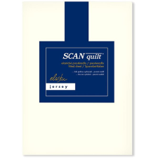 Scanquilt JERSEY ELASTIC LYCRA lepedő, krémszín, 120×200 cm lakástextília