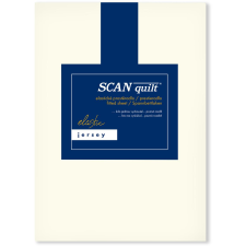 Scanquilt JERSEY ELASTIC LYCRA lepedő, krémszín, 200×220 cm (25855) lakástextília