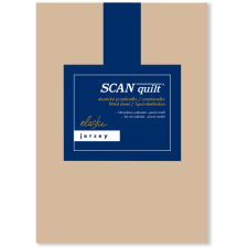 Scanquilt JERSEY ELASTIC LYCRA lepedő, mogyoróbarna, 180×200 cm (30393) lakástextília