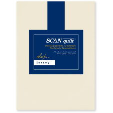 Scanquilt JERSEY ELASTIC LYCRA lepedő, natúr, 160×200 cm (33501) lakástextília