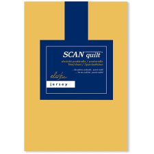 Scanquilt JERSEY ELASTIC LYCRA lepedő, okkersárga, 180×200 cm lakástextília