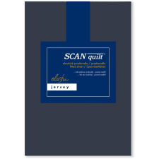 Scanquilt JERSEY ELASTIC LYCRA lepedő, sötétszürke, 90×200 cm (34716) lakástextília