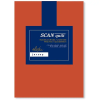 Scanquilt JERSEY ELASTIC LYCRA lepedő, téglaszín, 180×200 cm