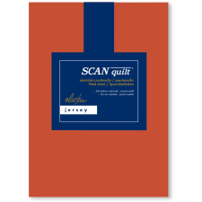 Scanquilt JERSEY ELASTIC LYCRA lepedő, téglaszín, 180×200 cm (27449) lakástextília