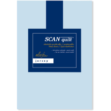 Scanquilt JERSEY ELASTIC LYCRA lepedő, világoskék, 180×200 cm (26960) lakástextília