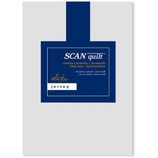 Scanquilt JERSEY ELASTIC LYCRA lepedő, világosszürke, 140×200 cm lakástextília