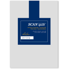 Scanquilt JERSEY ELASTIC LYCRA lepedő, világosszürke, 160×200 cm (27973) lakástextília