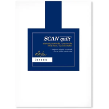 Scanquilt prostěradlo JERSEY ELASTIC LYCRA bílá 90 × 200 cm lakástextília