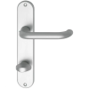  SCH-Line hosszúpajzsos Kilincsgarnitúra U-forma WC 90 38 - 43 ezüst eloxált