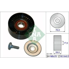 Schaeffler INA feszítőgörgő, hosszbordás szíj 532 0648 10 autóalkatrész