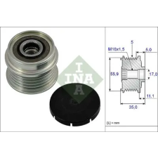 Schaeffler INA generátor szabadonfutó 535 0005 10 autóalkatrész