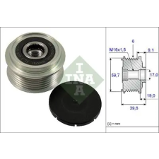 Schaeffler INA generátor szabadonfutó 535 0065 10 autóalkatrész