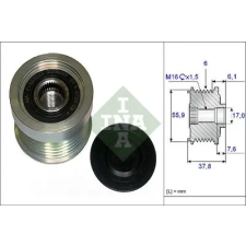 Schaeffler INA generátor szabadonfutó 535 0072 10 autóalkatrész