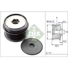 Schaeffler INA generátor szabadonfutó 535 0174 10 autóalkatrész