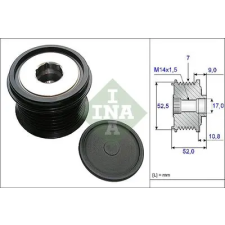 Schaeffler INA generátor szabadonfutó 535 0209 10 autóalkatrész