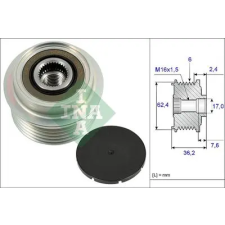 Schaeffler INA generátor szabadonfutó 535 0238 10 autóalkatrész