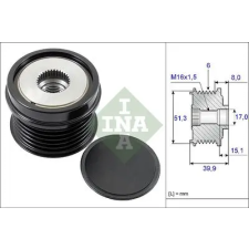 Schaeffler INA generátor szabadonfutó 535 0252 10 autóalkatrész