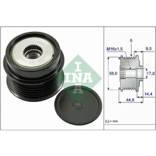 Schaeffler INA generátor szabadonfutó 535 0271 10 autóalkatrész