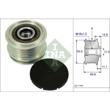 Schaeffler INA generátor szabadonfutó Schaeffler INA 535 0012 10 autóalkatrész