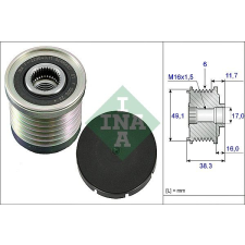 Schaeffler INA generátor szabadonfutó Schaeffler INA 535 0030 10 autóalkatrész