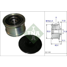 Schaeffler INA generátor szabadonfutó Schaeffler INA 535 0108 10 autóalkatrész