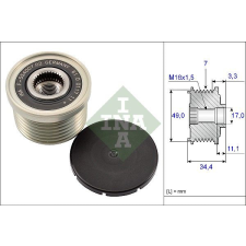 Schaeffler INA generátor szabadonfutó Schaeffler INA 535 0164 10 autóalkatrész