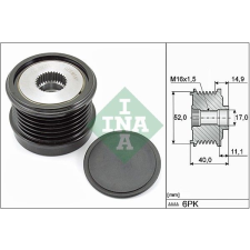 Schaeffler INA generátor szabadonfutó Schaeffler INA 535 0293 10 autóalkatrész