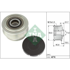 Schaeffler INA generátor szabadonfutó Schaeffler INA 535 0371 10 autóalkatrész