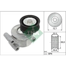 Schaeffler INA Szíjfeszítő, hosszbordás szíj 534 0249 10 autóalkatrész