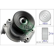 Schaeffler INA Szíjfeszítő, hosszbordás szíj 534 0350 10 autóalkatrész