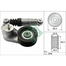 Schaeffler INA Szíjfeszítő, hosszbordás szíj Schaeffler INA 534 0595 10 autóalkatrész