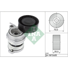 Schaeffler INA Szíjfeszítő, hosszbordás szíj Schaeffler INA 534 0708 10 autóalkatrész