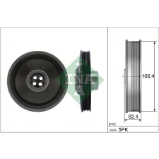 Schaeffler INA Szíjtárcsa, főtengely Schaeffler INA 544 0171 10 autóalkatrész