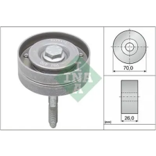 Schaeffler INA Szíjtárcsa/vezetőgörgő, hosszbordás szíj 532 0596 10 autóalkatrész