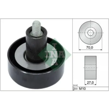 Schaeffler INA Szíjtárcsa/vezetőgörgő, hosszbordás szíj 532 0657 10 autóalkatrész