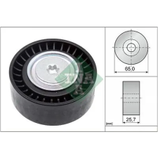 Schaeffler INA Szíjtárcsa/vezetőgörgő, hosszbordás szíj 532 0907 10 autóalkatrész