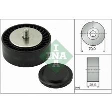 Schaeffler INA Szíjtárcsa/vezetőgörgő, hosszbordás szíj Schaeffler INA 532 0553 10 autóalkatrész