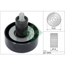 Schaeffler INA Szíjtárcsa/vezetőgörgő, hosszbordás szíj Schaeffler INA 532 0657 10 autóalkatrész