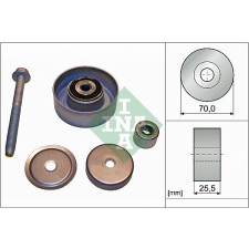 Schaeffler INA Szíjtárcsa/vezetőgörgő, hosszbordás szíj Schaeffler INA 532 0665 10 autóalkatrész