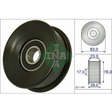 Schaeffler INA Szíjtárcsa/vezetőgörgő, hosszbordás szíj Schaeffler INA 532 0730 10 autóalkatrész